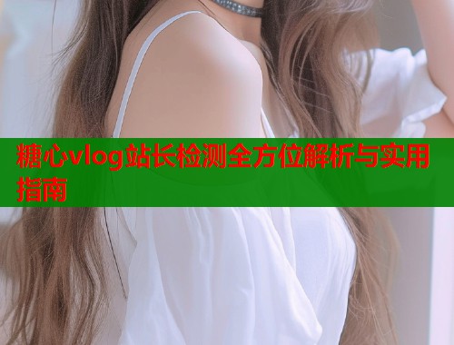 糖心vlog站长检测全方位解析与实用指南 糖心vlog站长检测全方位解析与实用指南