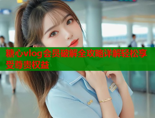 糖心vlog会员破解全攻略详解轻松享受尊贵权益