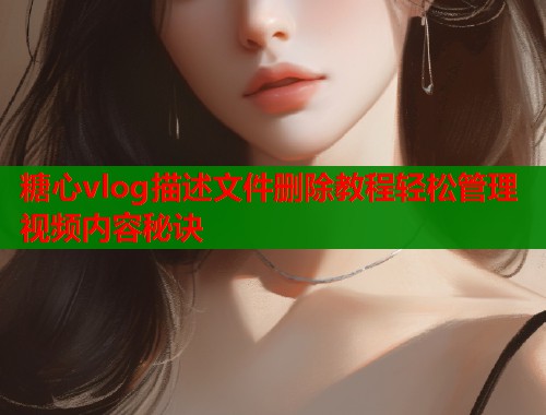 糖心vlog描述文件删除教程轻松管理视频内容秘诀