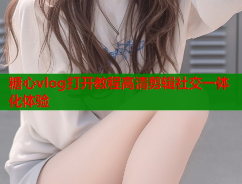 糖心vlog打开教程高清剪辑社交一体化体验